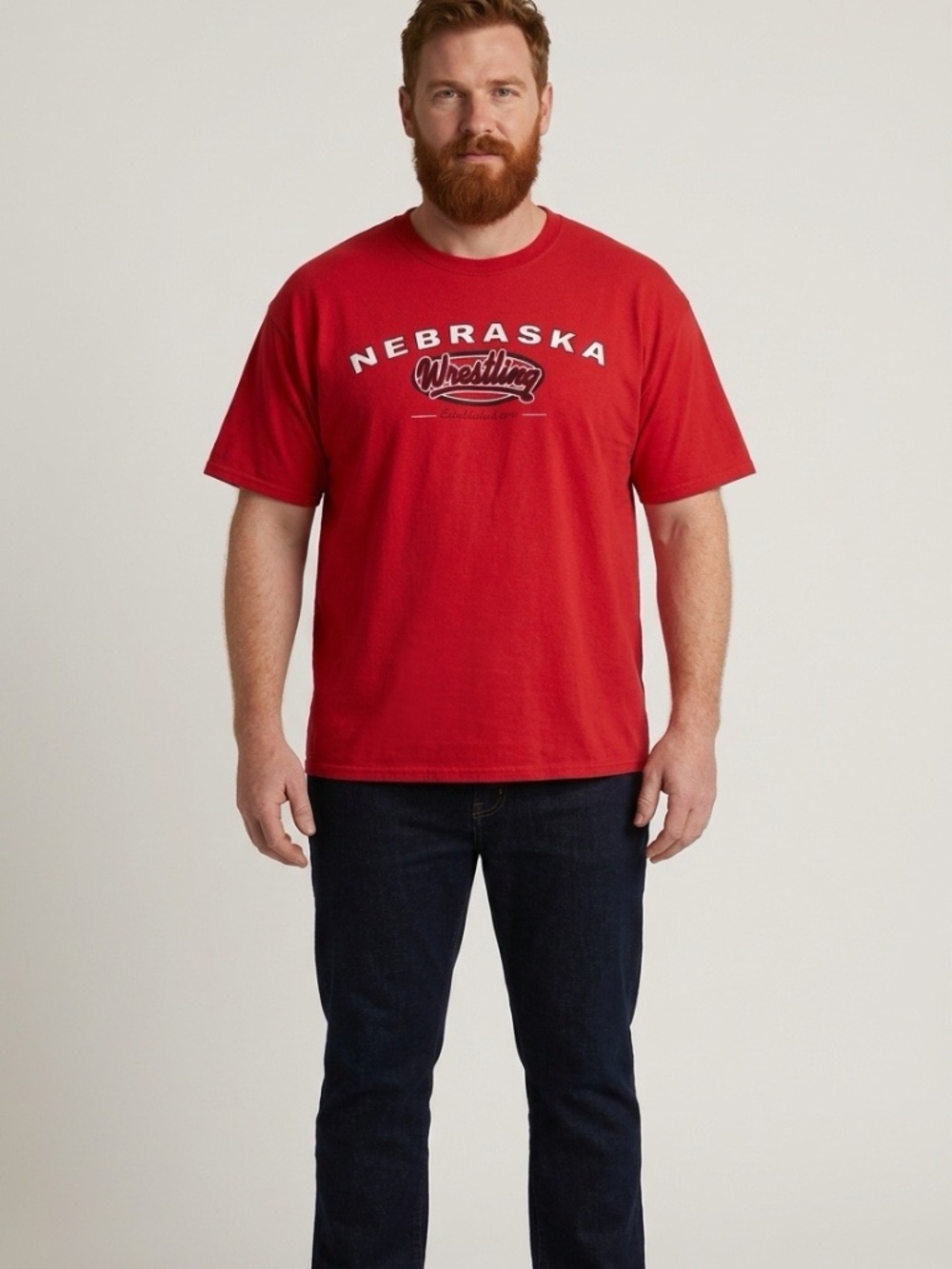 Men's XL Nebraska Wrestling T-shirt